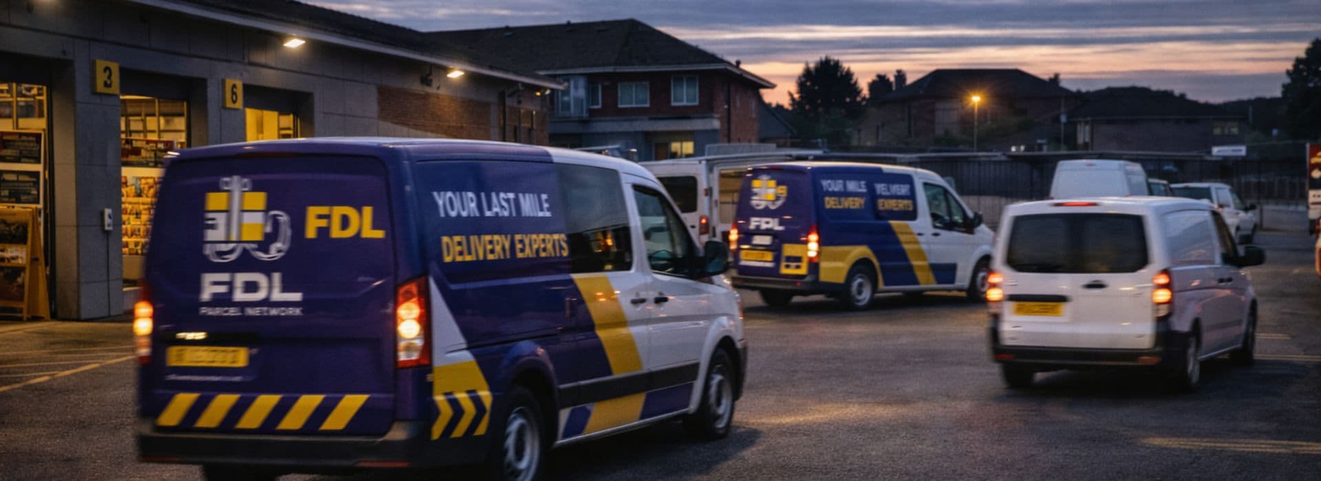Dispatch wave leaving the depot
